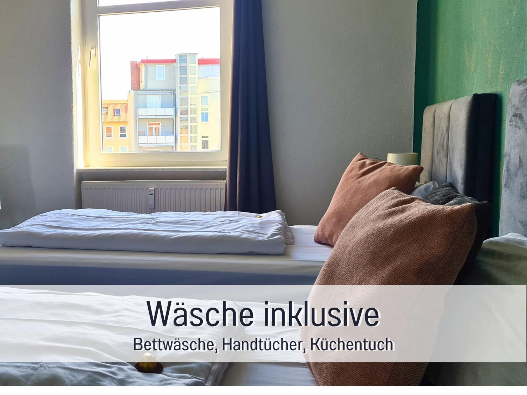 Lichtdurchflutete Moderne Stadtwohnung, Kueche, Waschtrockner, Smarttv Brandenburg  Exteriér fotografie